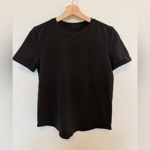 Black Lululemon cotton t-shirt size 8